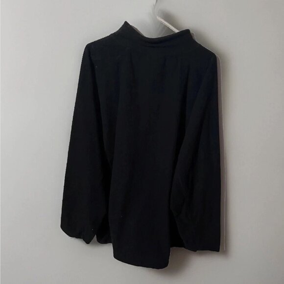 NHL Pittsburgh PENGUINS Men's Waffle Fleece 1/4 Zip Black Pullover Size 2XL NWT - Picture 2 of 5